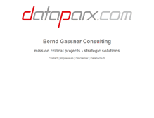 Tablet Screenshot of dataparx.com
